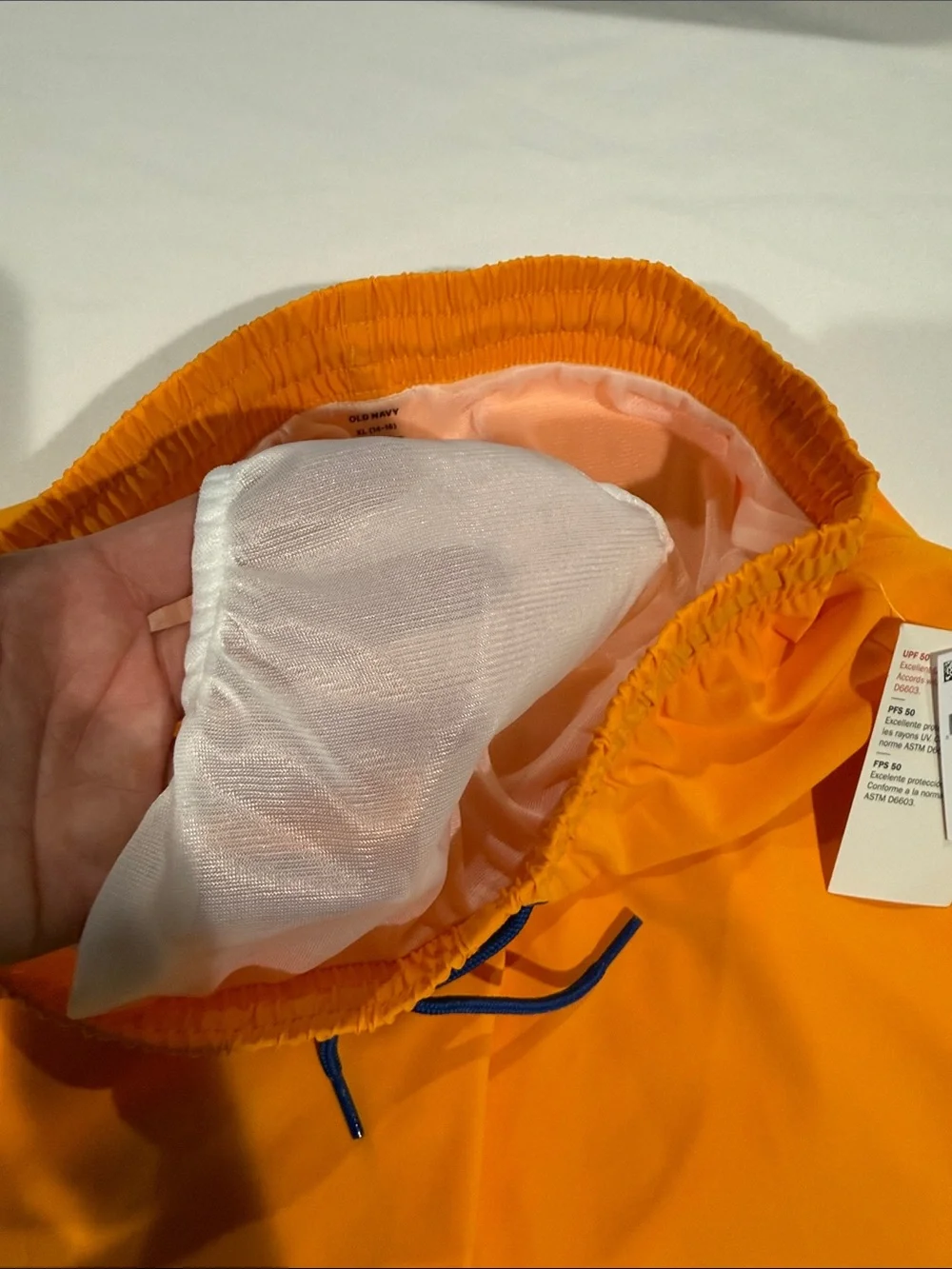 Old Navy bright orange